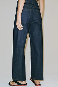 ZW COLLECTION WIDE LEG HIGH-RISE JEANS