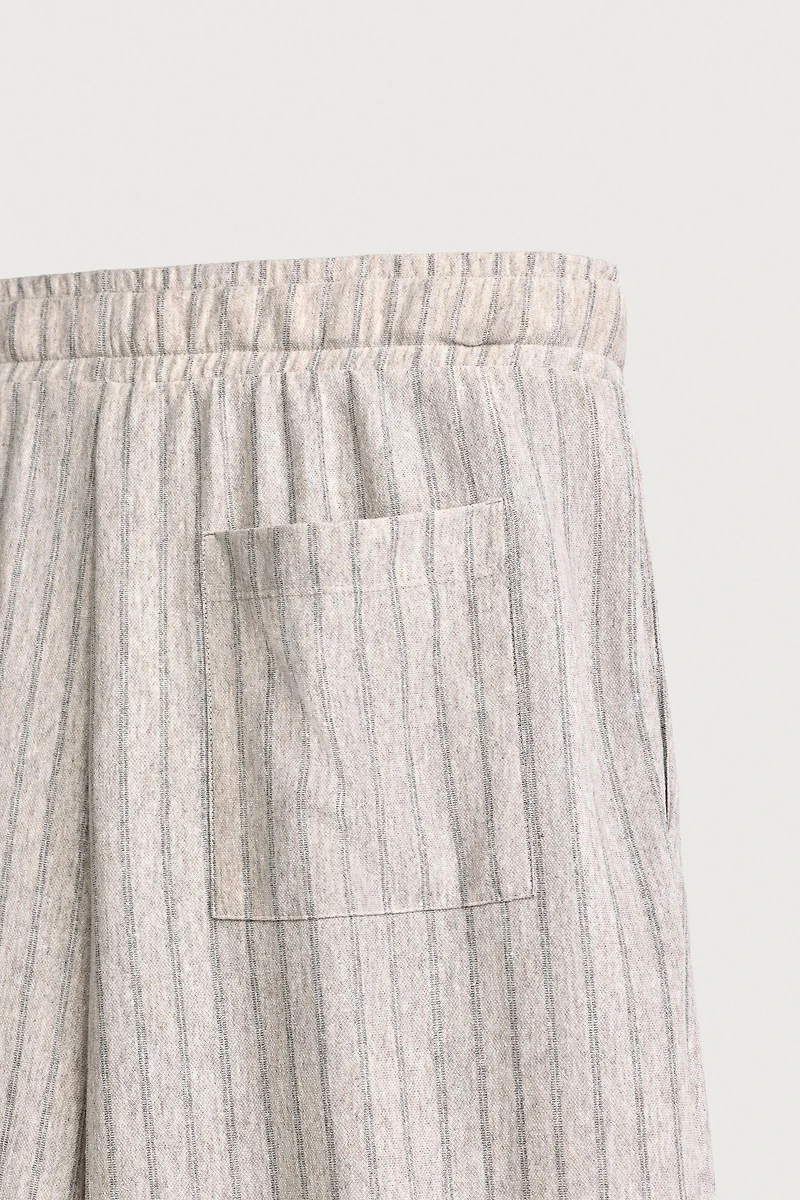 STRIPED RELAXED FIT PANTS
