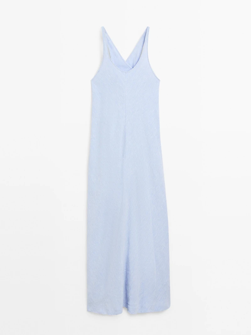 Long flowing dress with back detail