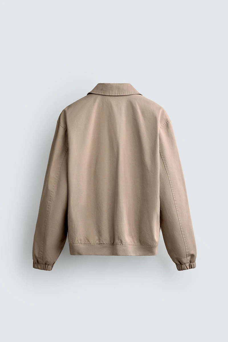 REGULAR FIT COTTON JACKET