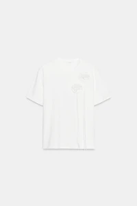 VOLUMINOUS FLORAL T-SHIRT
