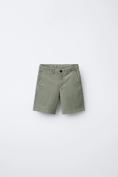 BASIC SLIM FIT CHINO SHORTS