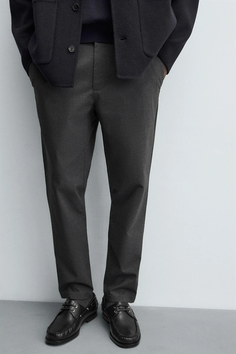 SLIM FIT STRETCH PANTS