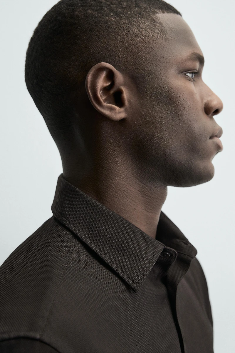EASY CARE TEXTURED SHIRT