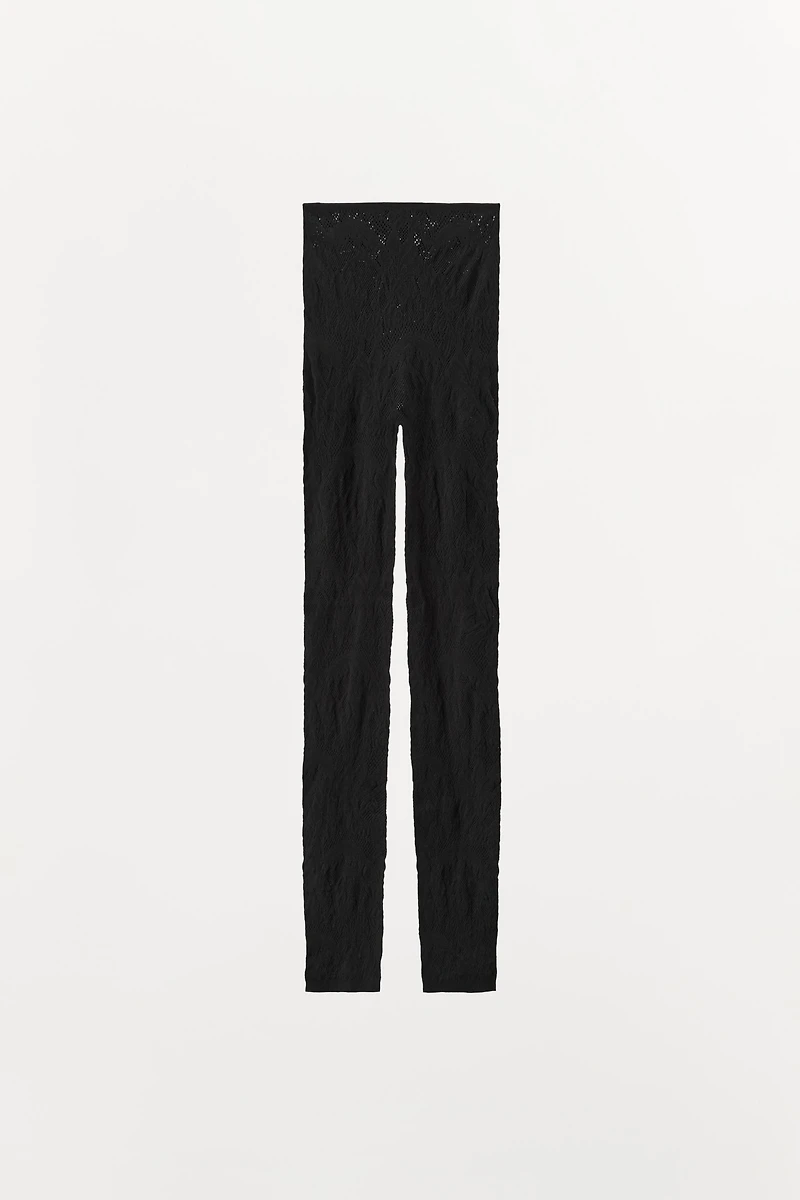 SEAMLESS LACE LEGGINGS