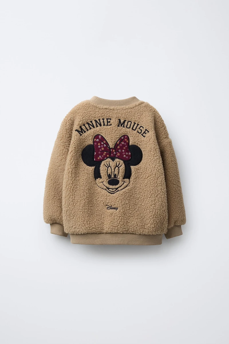 MINNIE MOUSE © DISNEY EMBROIDERED FLEECE SWEATSHIRT