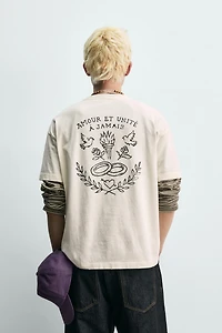 PRINTED TEXT T-SHIRT