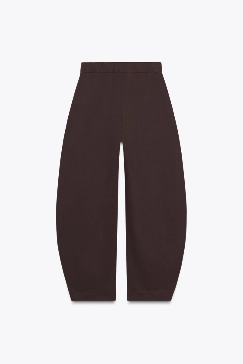 PLUSH BELTED PANTS