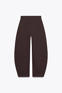 PLUSH BELTED PANTS