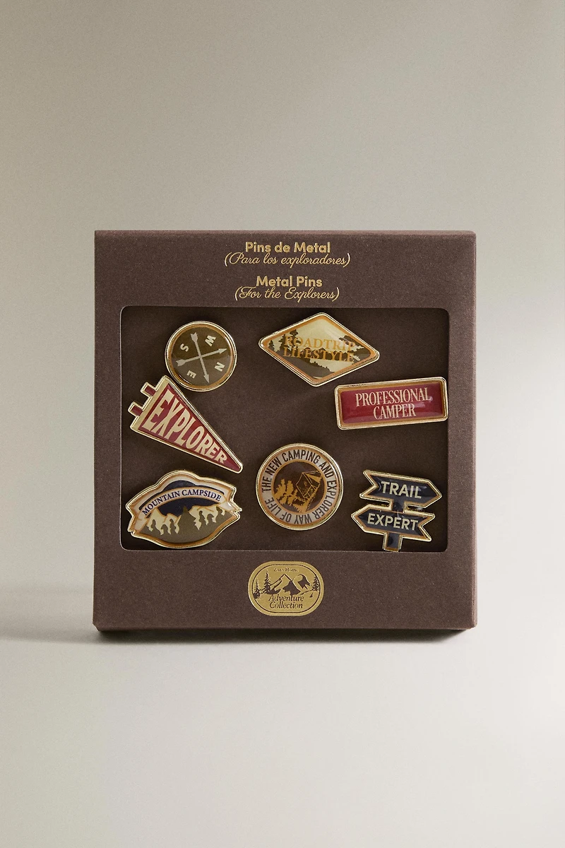 CAMPING PIN SET (SET OF 7)