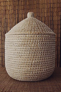 ROUND BASKET WITH LID
