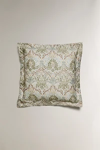 MORRIS & CO. LEAF SATEEN COTTON PILLOWCASE