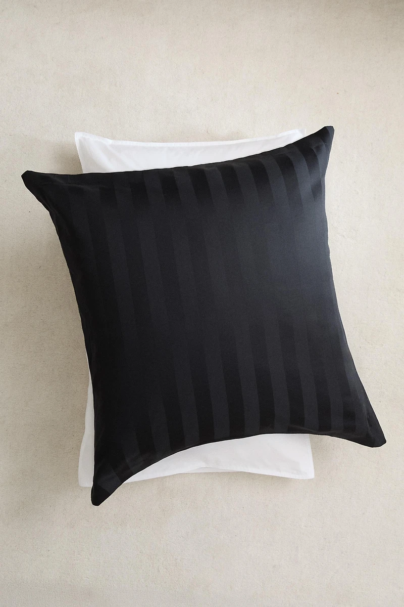 STRIPED SATEEN PILLOWCASE (500 THREAD COUNT)