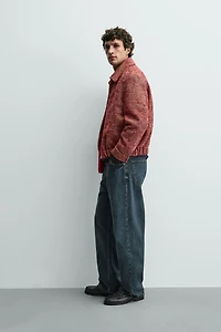 SURCHEMISE AVEC LAINE STRUCTURÉE