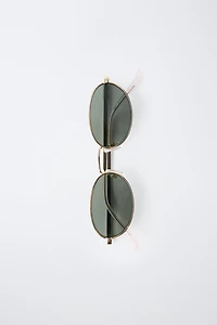 OVAL METAL SUNGLASSES