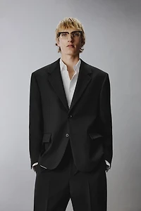 100% WOOL SUIT BLAZER