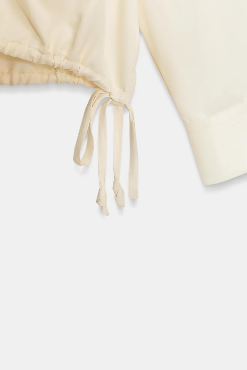 ZW COLLECTION SATIN EFFECT SHIRT