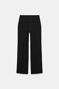 HIGH-WAISTED STRAIGHT LEG PANTS