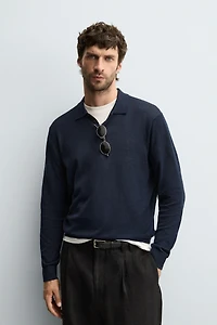 POLO EN MAILLE COTON - SOIE