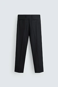 HERRINGBONE SUIT PANTS