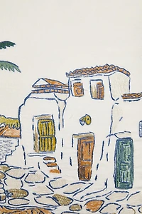 HOUSSE DE COUSSIN BRODERIE MAISONS