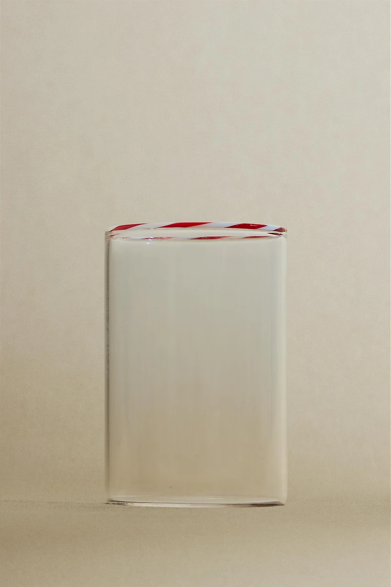 GOBELET BOROSILICATE CANNE À SUCRE NOËL