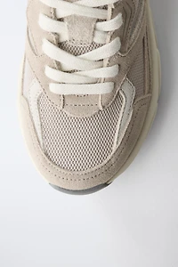PIECED ATHLETIC SNEAKERS