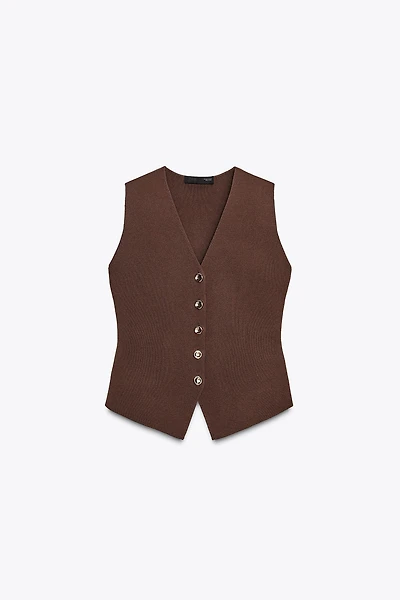 SMOOTH KNIT VEST TOP