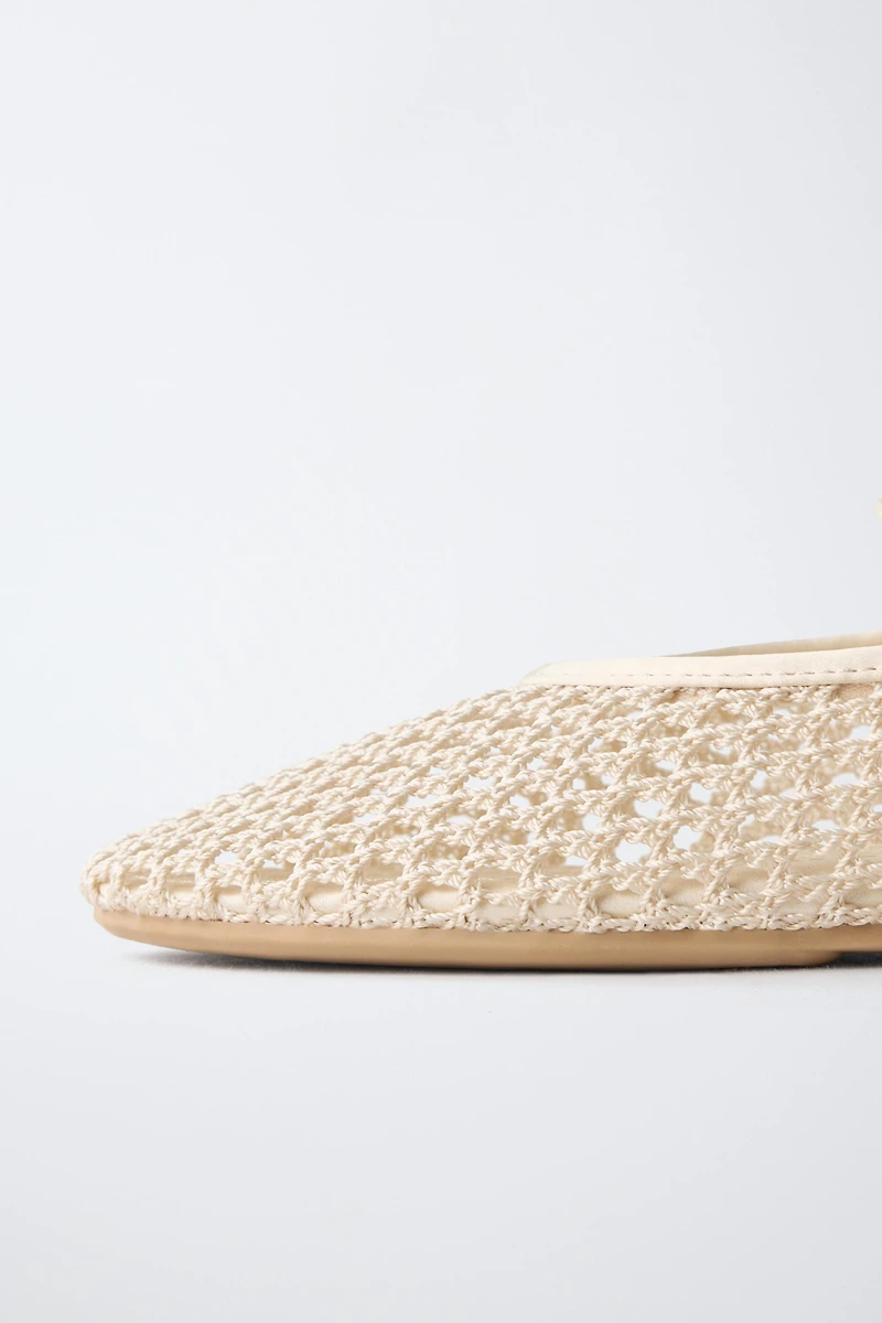 MESH BALLET FLATS