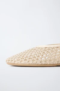 MESH BALLET FLATS