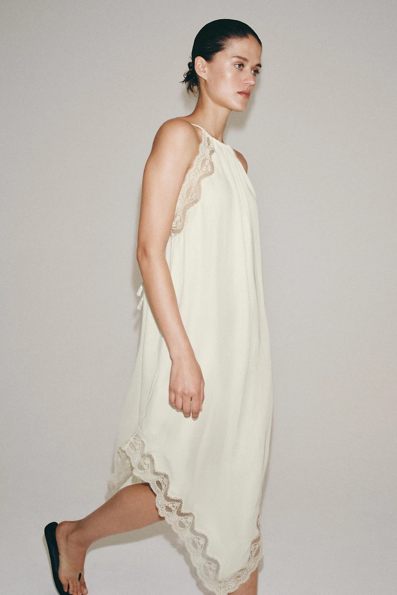 ZW COLLECTION COMBINATION LACE DRESS