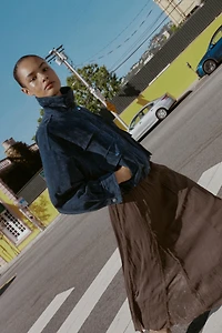 JUPE DENTELLE GODETS