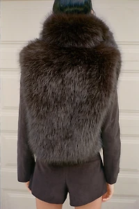FAUX FUR VEST