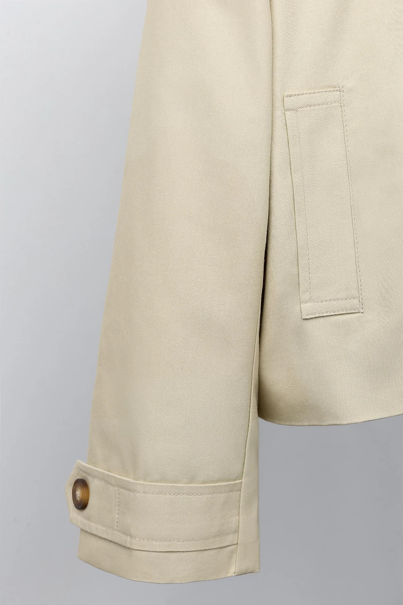 SHORT TRENCH COAT