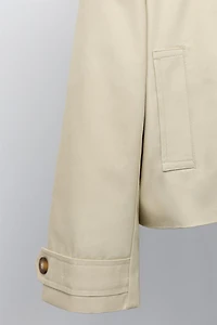 SHORT TRENCH COAT