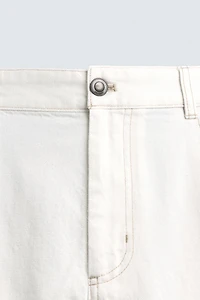SHORT RELAXED FIT EN LYOCELL MÉLANGÉ