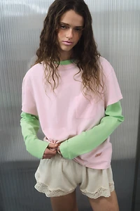T-SHIRT OVERSIZE À POCHE