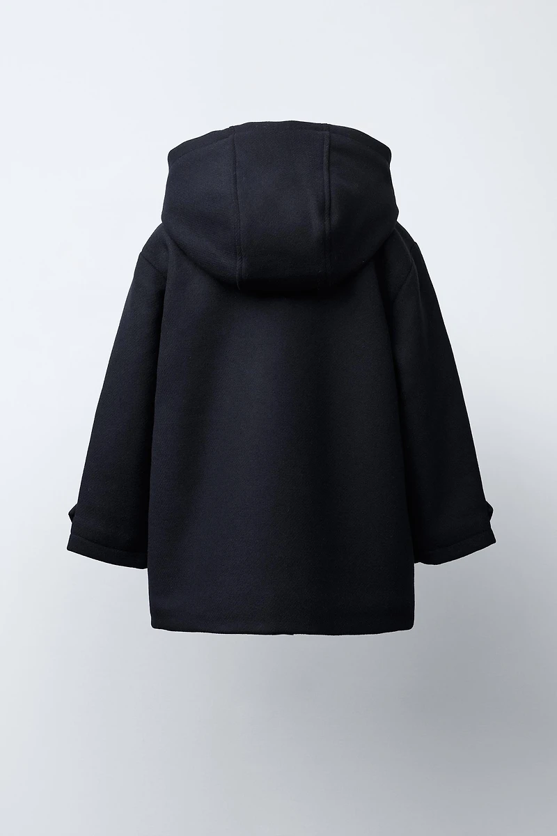 DUFFLE-COAT DOUBLURE EFFET MOUTON