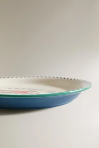 ASSIETTE ENFANT CÉRAMIQUE CHIEN DE COURSE