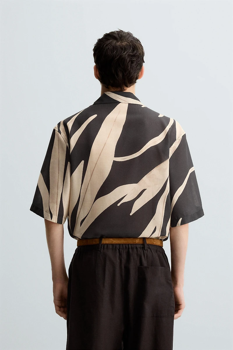 LEAF PRINT SHIRT