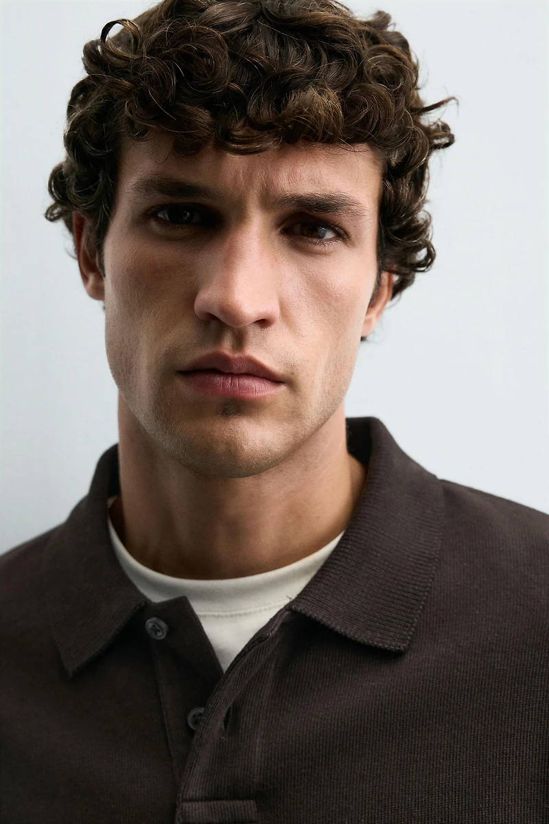 BASIC STRUCTURED POLO SHIRT