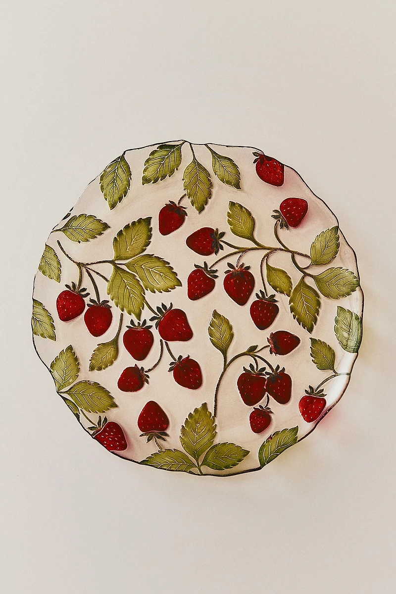 STRAWBERRY SERVICE PLATE