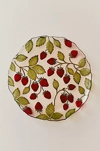 STRAWBERRY SERVICE PLATE