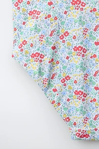 6-14 YEARS / FLORAL PRINT SWIMSUIT