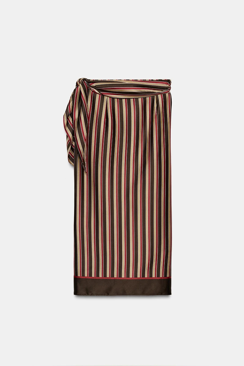 STRIPED PAREO SKIRT ZW COLLECTION