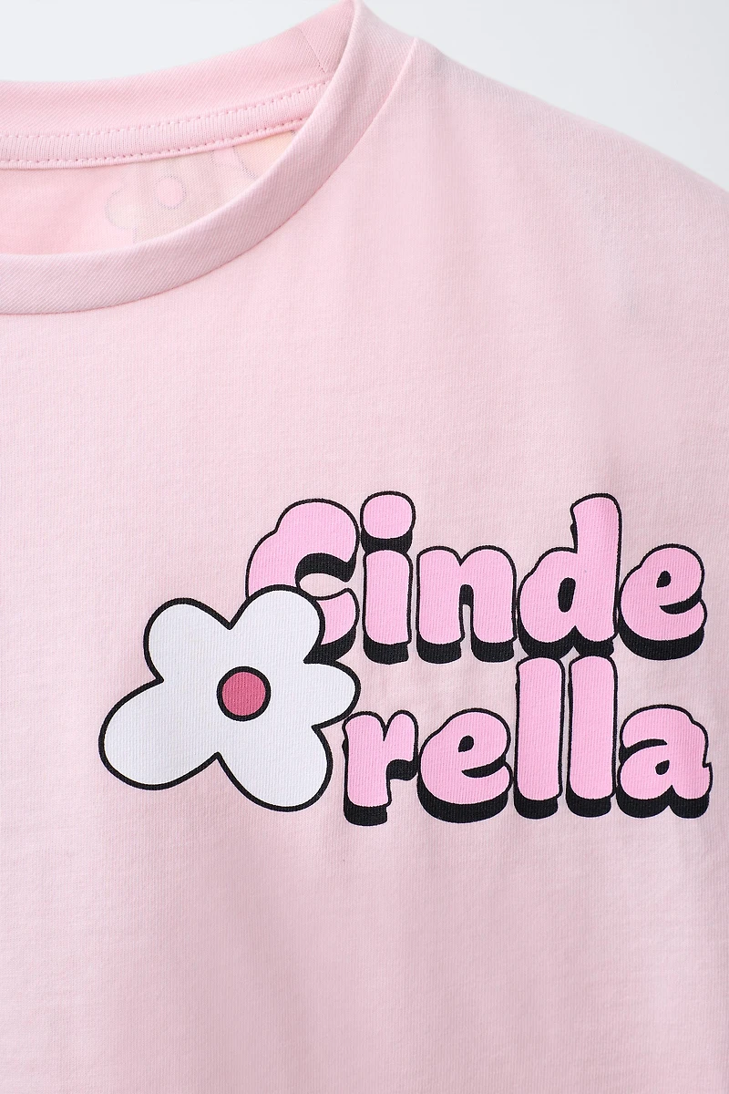 T-SHIRT IMPRIMÉ CENDRILLON PRINCESSES © DISNEY