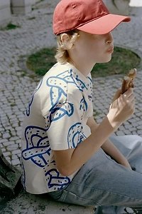 PRETZEL PRINT T-SHIRT
