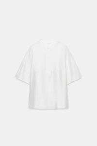 BLOUSE FLUIDE À MANCHES COURTES ZW COLLECTION