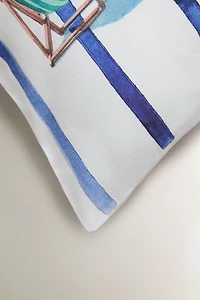 LOUNGE CHAIR THROW PILLOW COVER