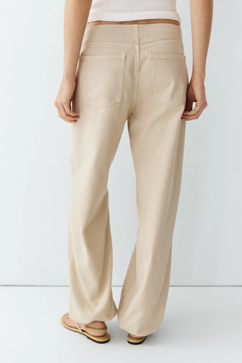 Pantalon parachute relaxed fit